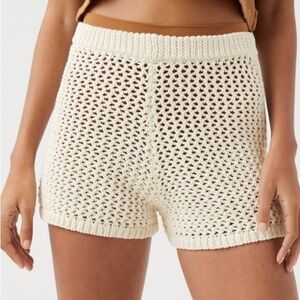 OFFLINE by Aerie High Waisted Crochet Shorts